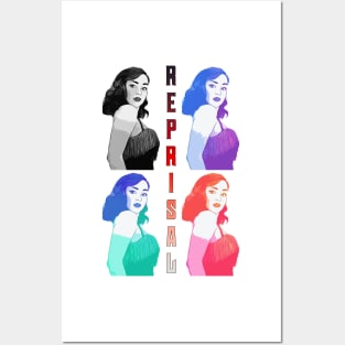 reprisal tv series Madison Davenport as Meredith fan works graphic design by ironpalette Posters and Art